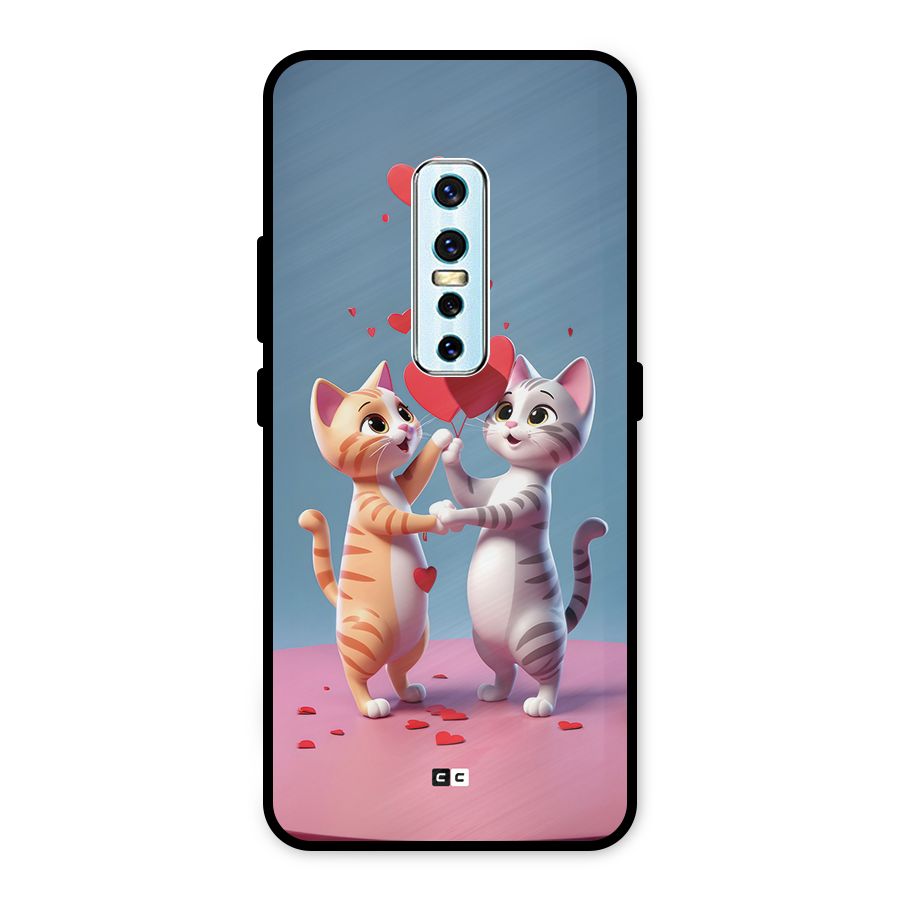 Exchanging Hearts Metal Back Case for Vivo V17 Pro
