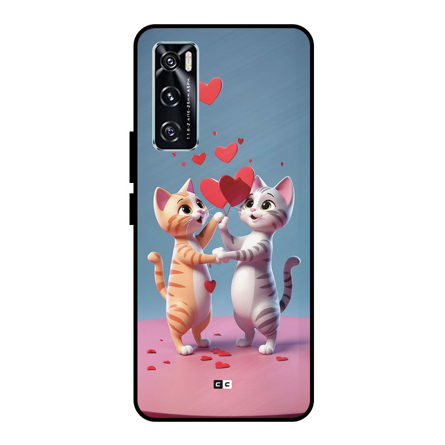 Exchanging Hearts Metal Back Case for Vivo V20 SE