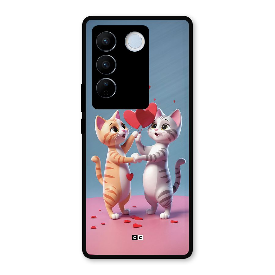Exchanging Hearts Metal Back Case for Vivo V27
