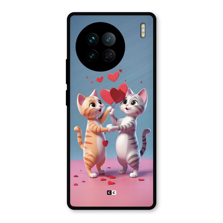 Exchanging Hearts Metal Back Case for Vivo X90