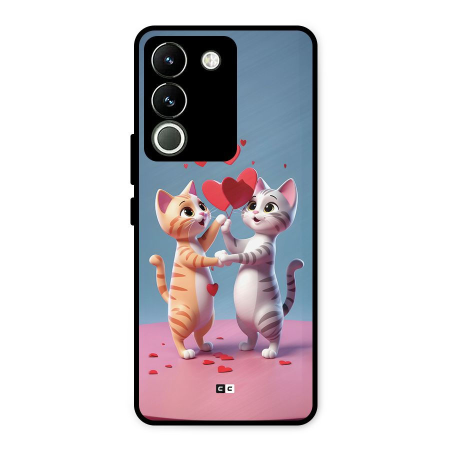 Exchanging Hearts Metal Back Case for Vivo Y200