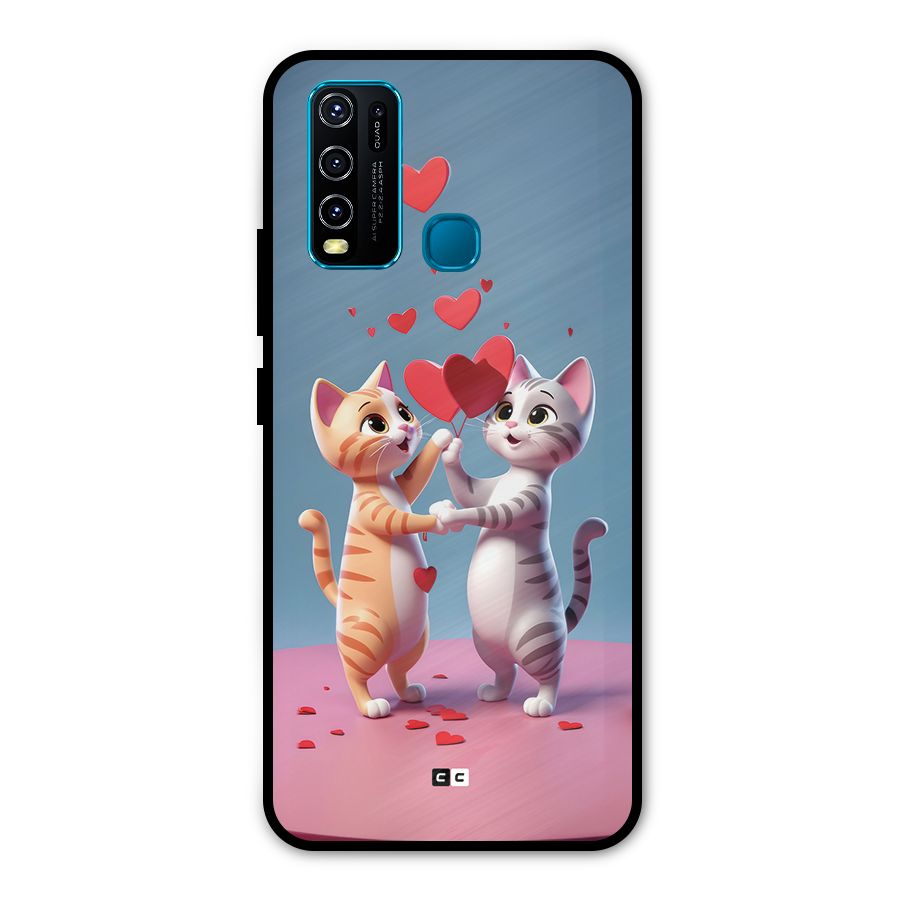 Exchanging Hearts Metal Back Case for Vivo Y30
