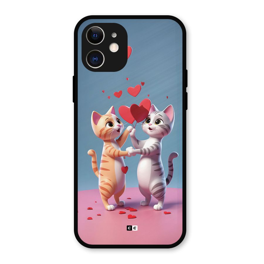 Exchanging Hearts Metal Back Case for iPhone 12