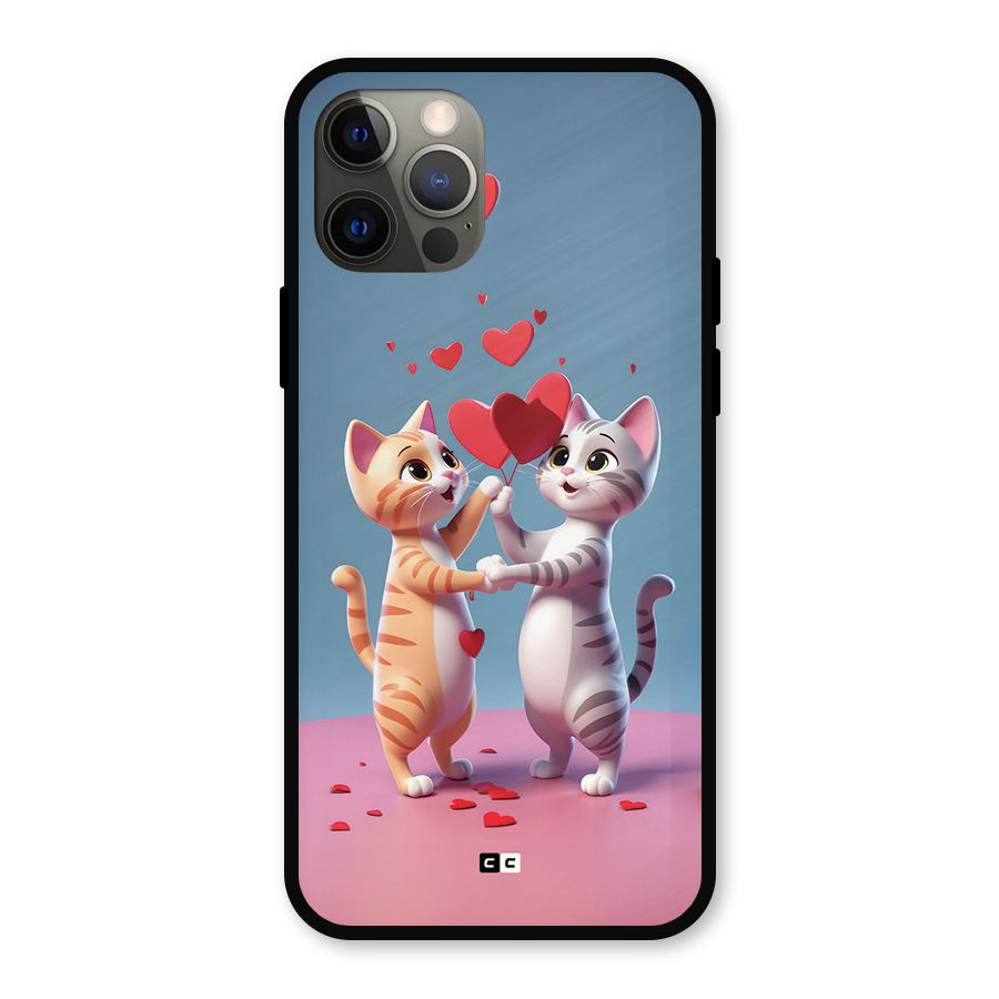 Exchanging Hearts Metal Back Case for iPhone 12 Pro