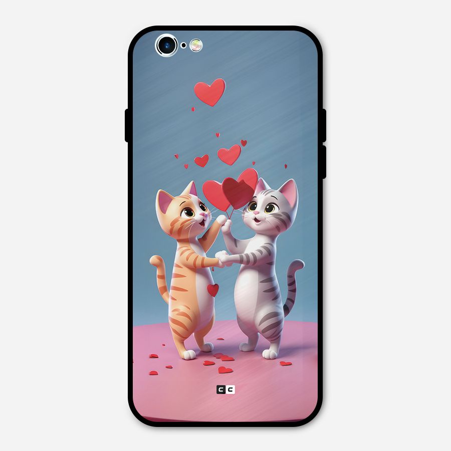 Exchanging Hearts Metal Back Case for iPhone 6 6s