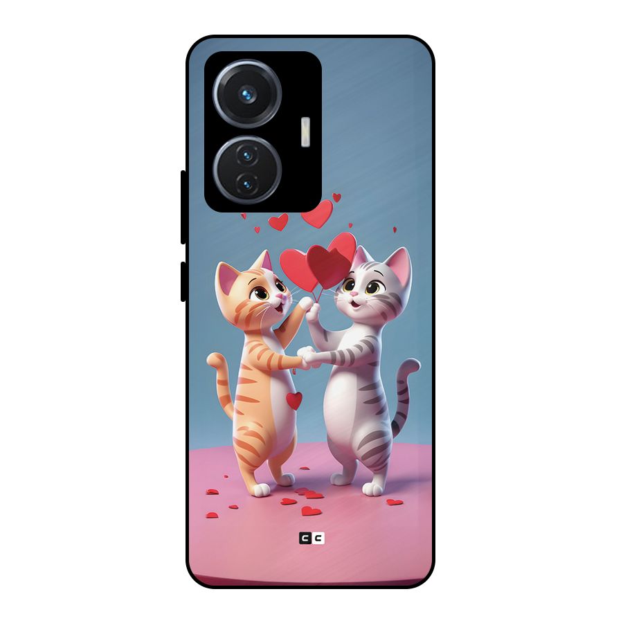 Exchanging Hearts Metal Back Case for iQOO Z6 44W