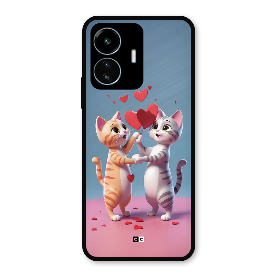 Exchanging Hearts Metal Back Case for vivo iQOO Z6 Lite 5G