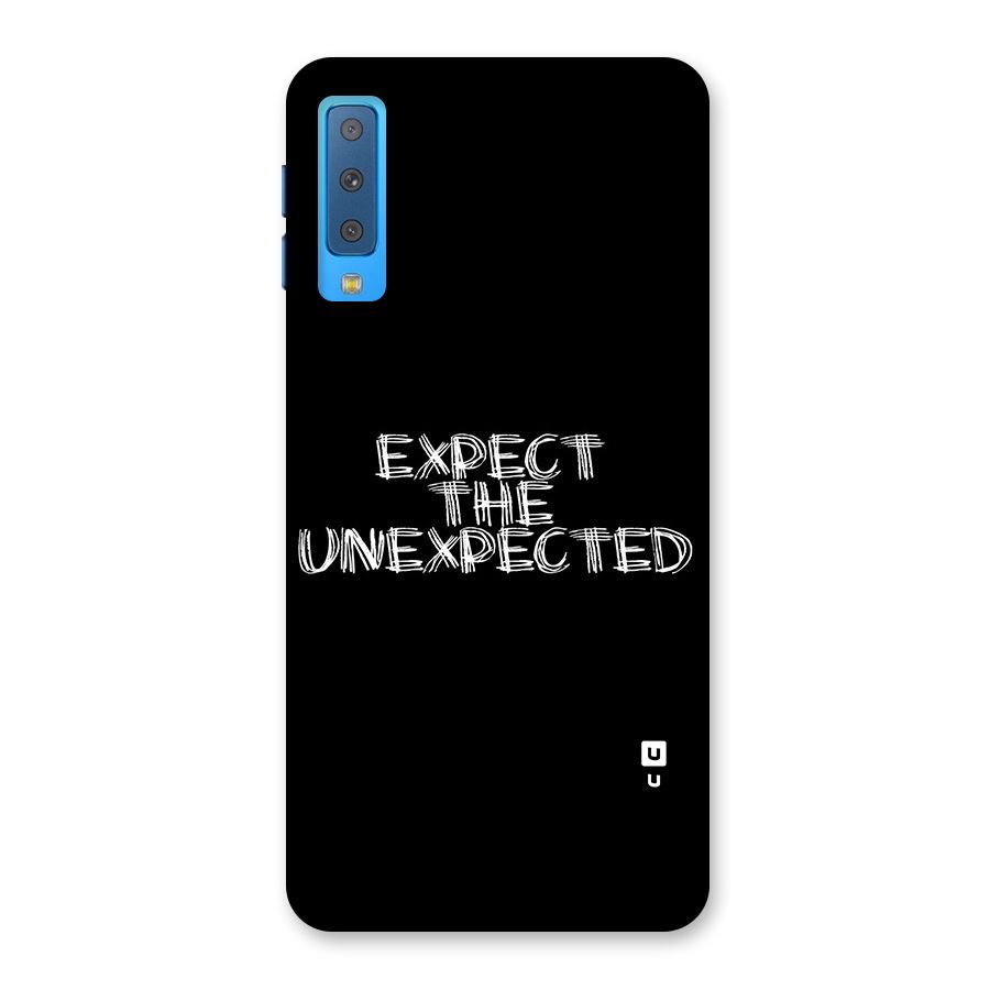 Expect The Unexpected Back Case for Galaxy A7 (2018)