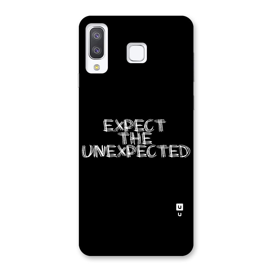 Expect The Unexpected Back Case for Galaxy A8 Star