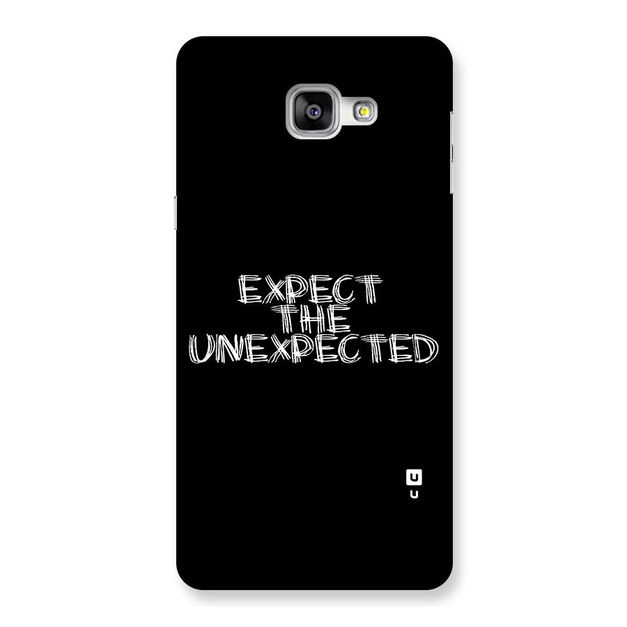 Expect The Unexpected Back Case for Galaxy A9
