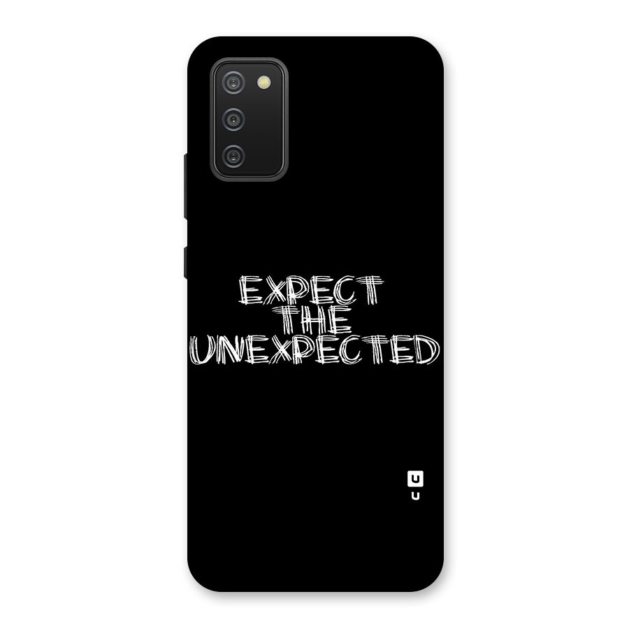 Expect The Unexpected Back Case for Galaxy M02s