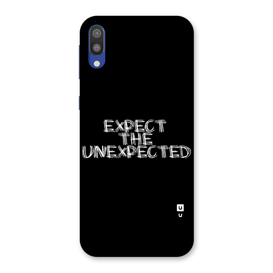 Expect The Unexpected Back Case for Galaxy M10