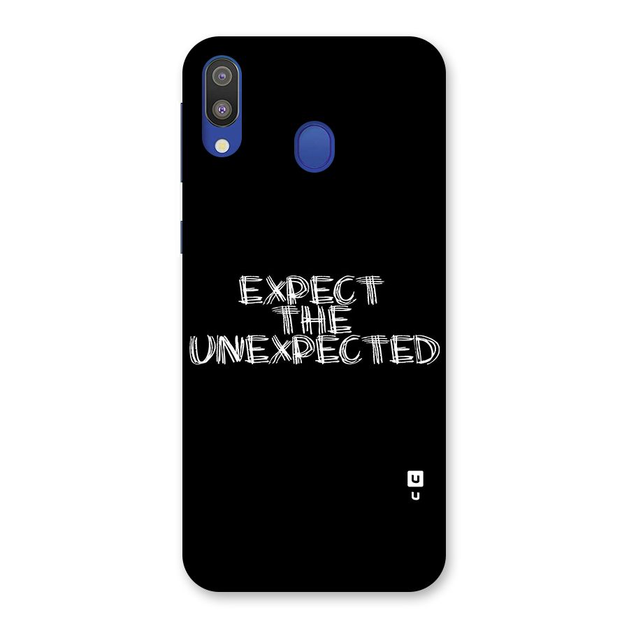 Expect The Unexpected Back Case for Galaxy M20