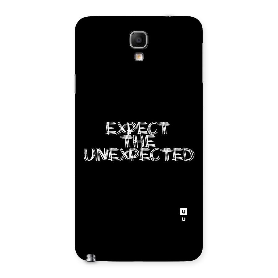 Expect The Unexpected Back Case for Galaxy Note 3 Neo
