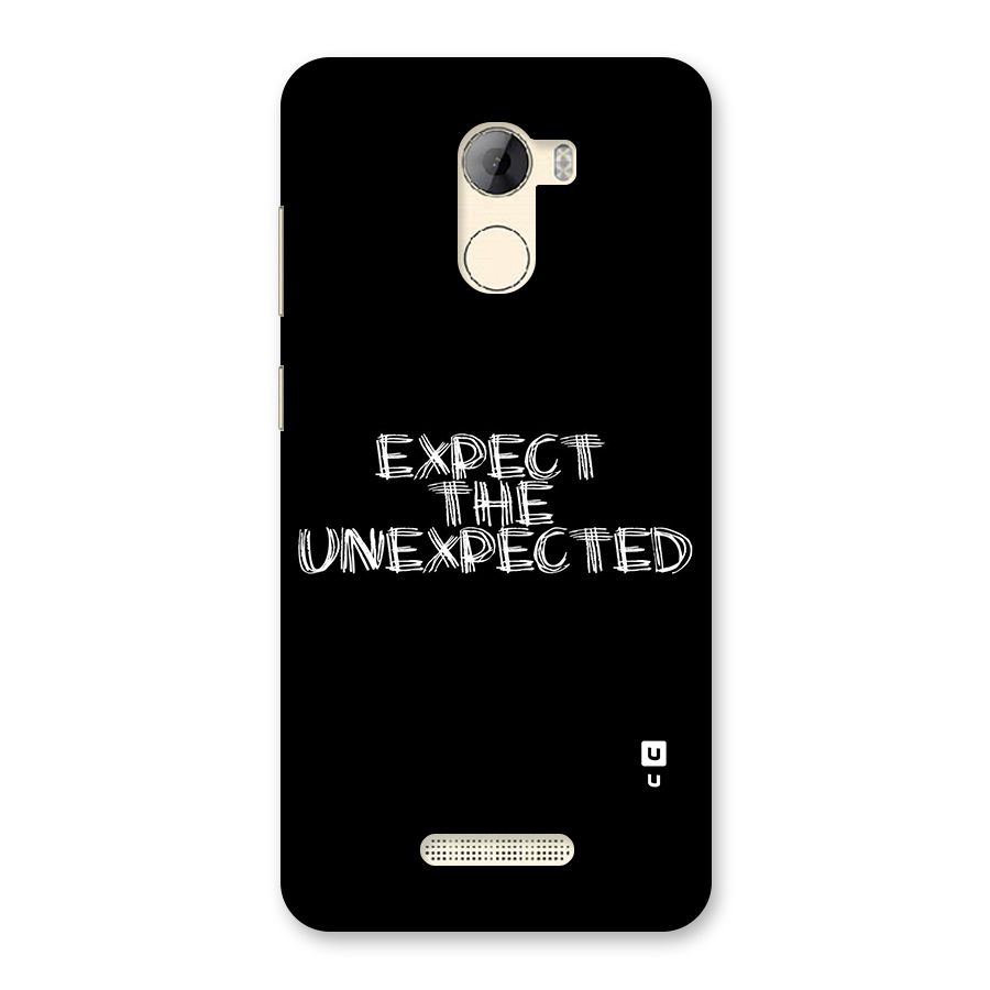 Expect The Unexpected Back Case for Gionee A1 LIte