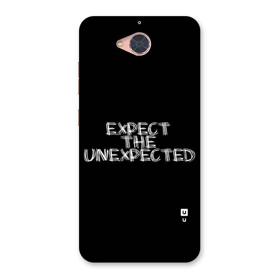 Expect The Unexpected Back Case for Gionee S6 Pro