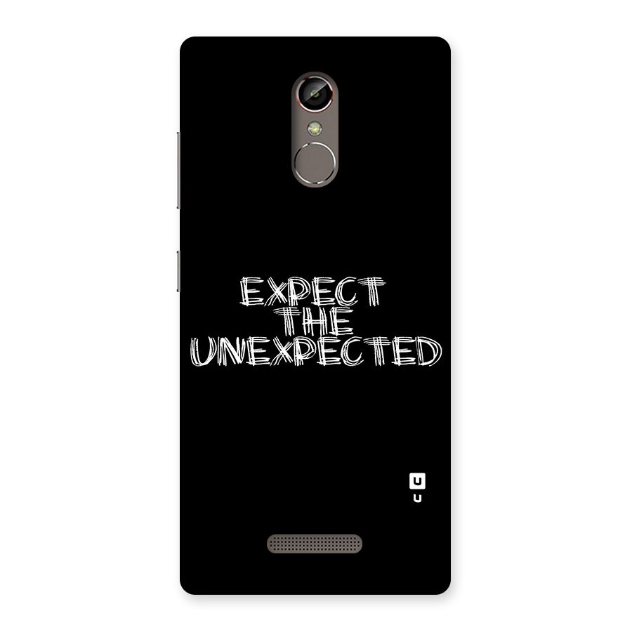 Expect The Unexpected Back Case for Gionee S6s