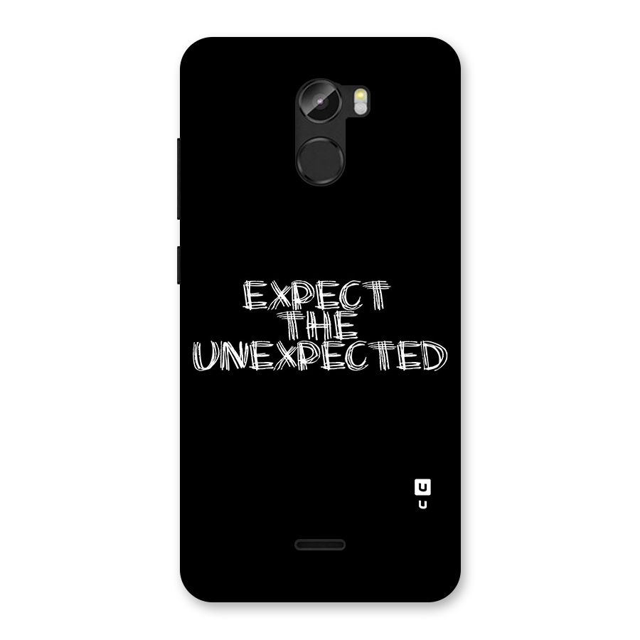 Expect The Unexpected Back Case for Gionee X1