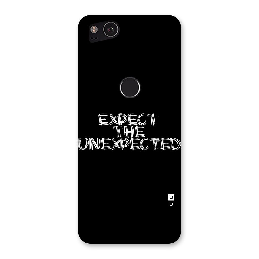 Expect The Unexpected Back Case for Google Pixel 2