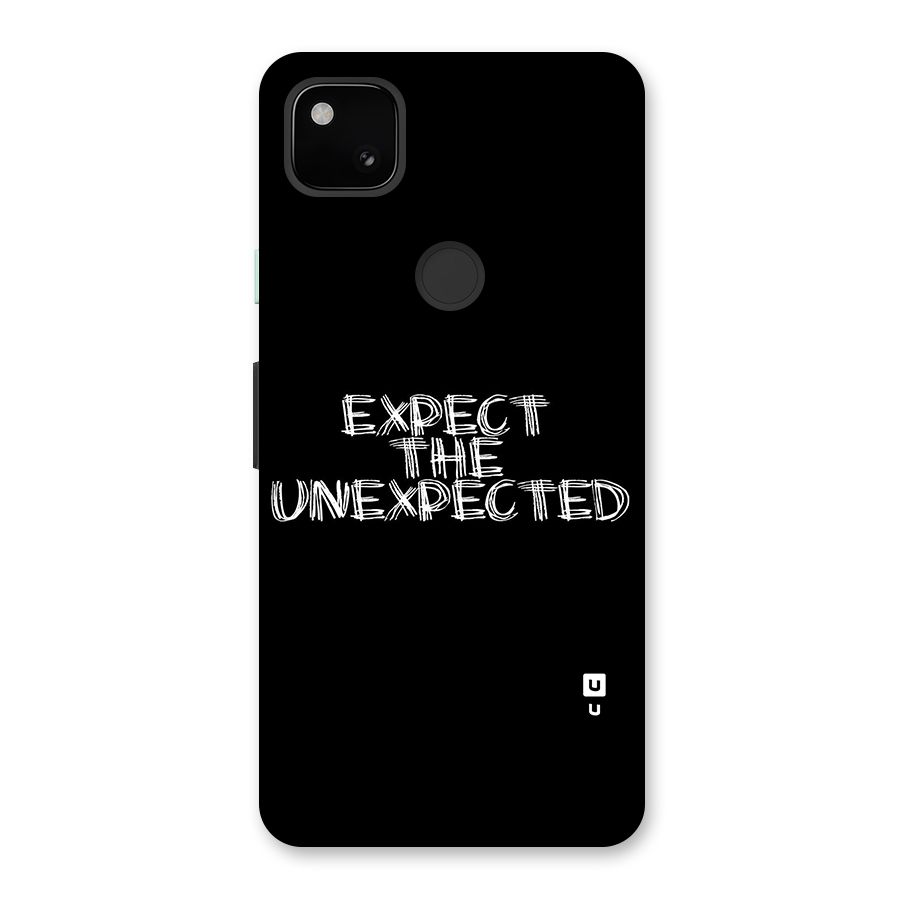 Expect The Unexpected Glass Back Case for Google Pixel 4a