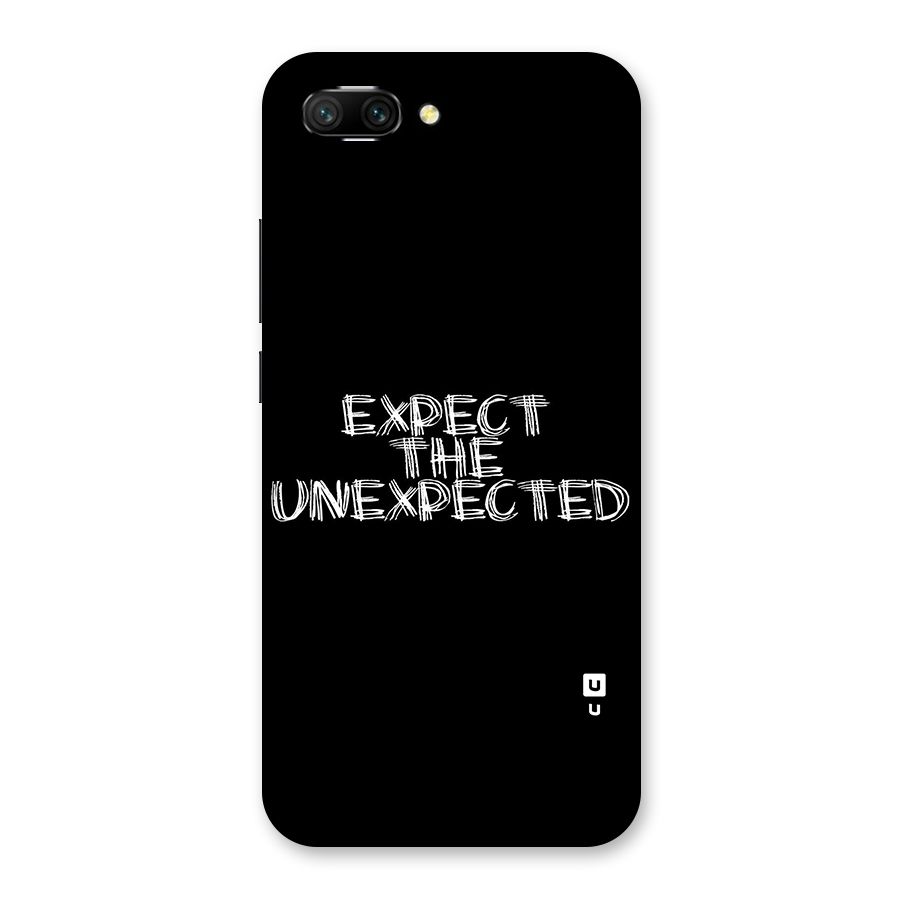 Expect The Unexpected Back Case for Honor 10