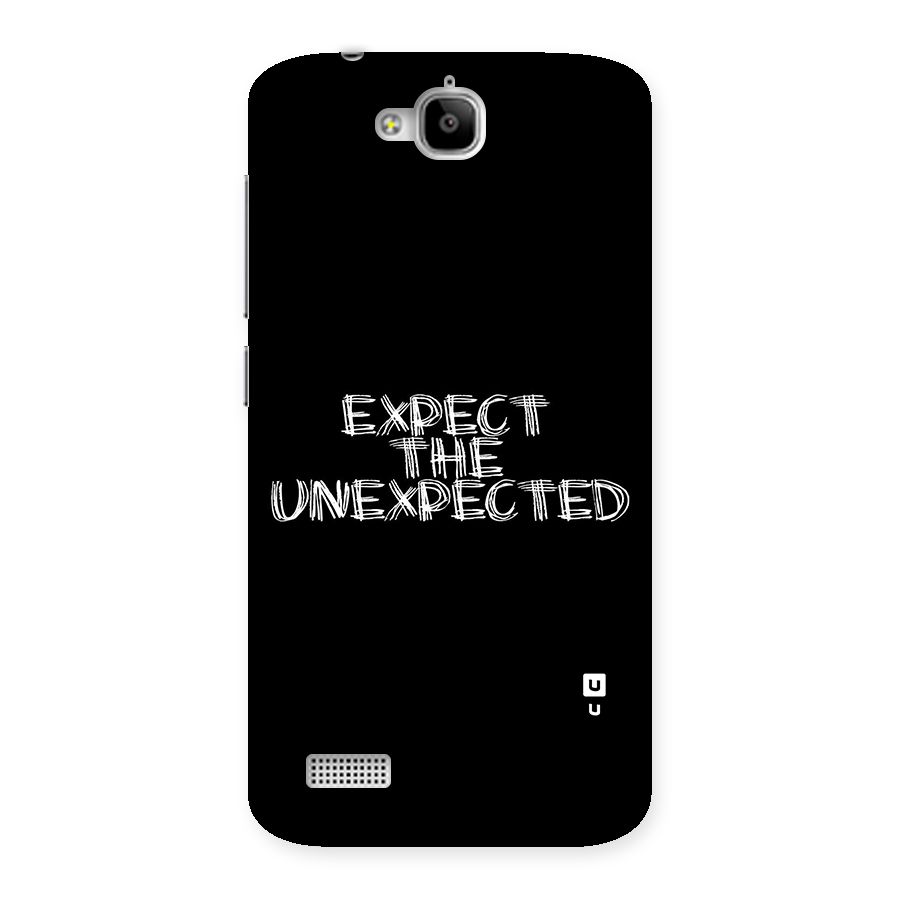 Expect The Unexpected Back Case for Honor Holly