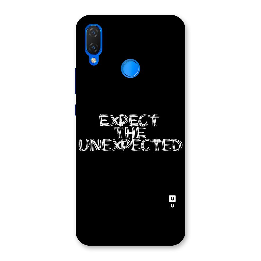 Expect The Unexpected Back Case for Huawei P Smart+