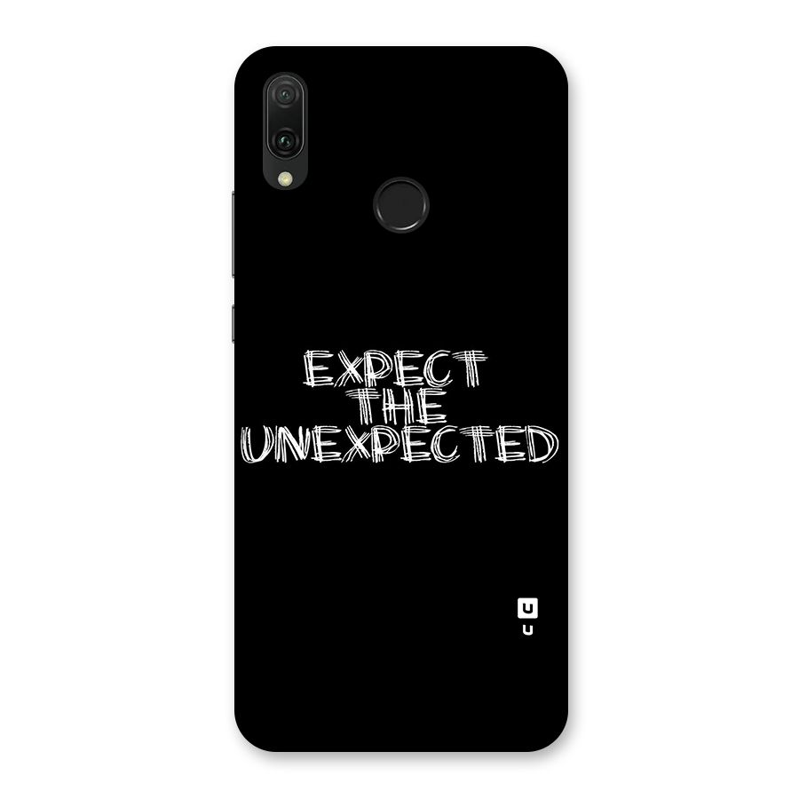 Expect The Unexpected Back Case for Huawei Y9 (2019)