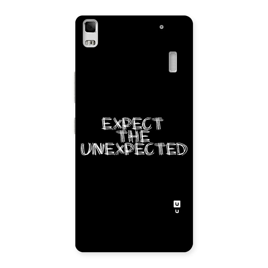 Expect The Unexpected Back Case for Lenovo K3 Note