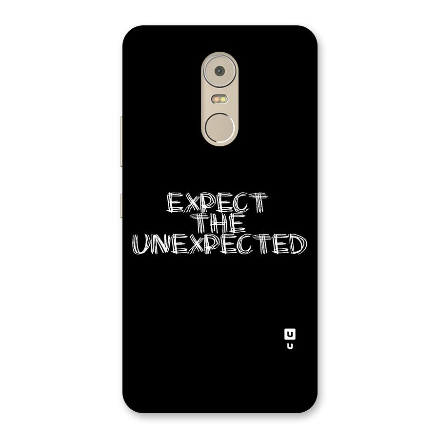 Expect The Unexpected Back Case for Lenovo K6 Note