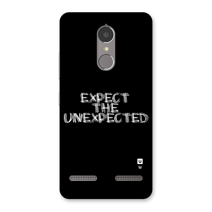 Expect The Unexpected Back Case for Lenovo K6 Power
