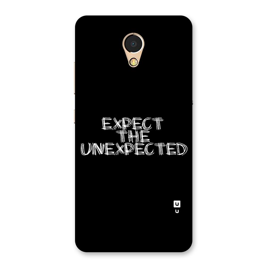 Expect The Unexpected Back Case for Lenovo P2