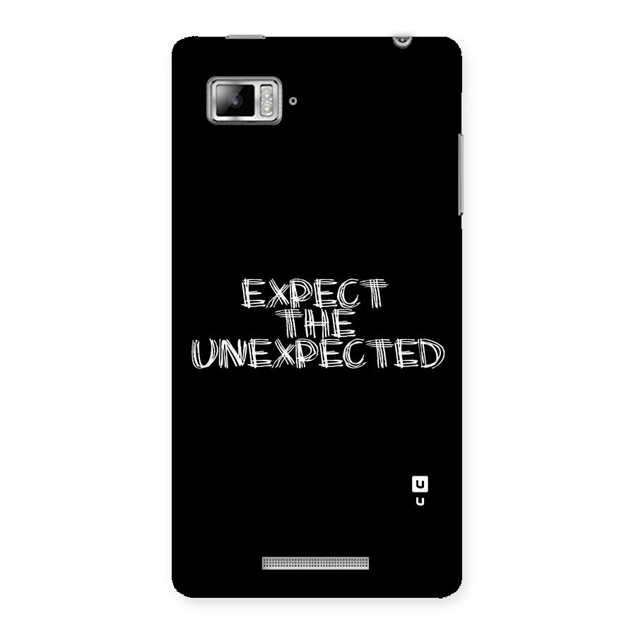 Expect The Unexpected Back Case for Lenovo Vibe Z K910
