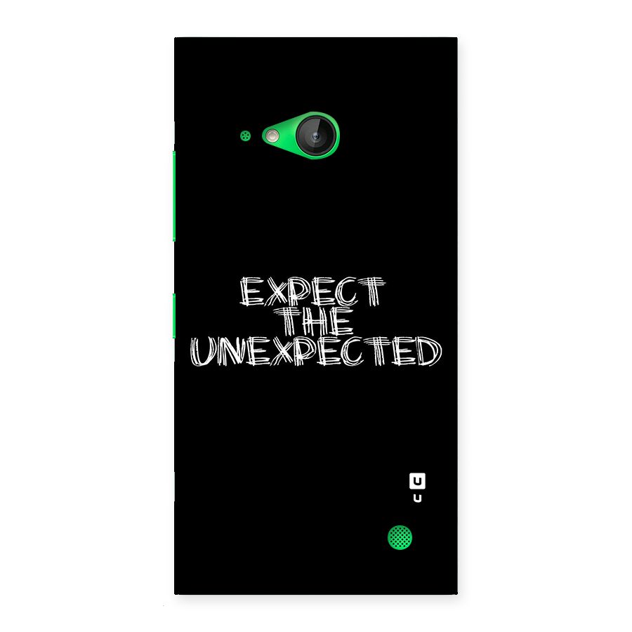 Expect The Unexpected Back Case for Lumia 730