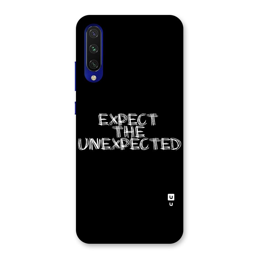 Expect The Unexpected Back Case for Mi A3