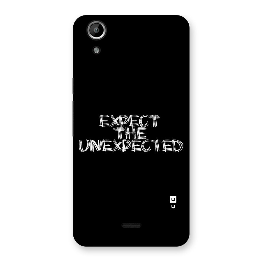 Expect The Unexpected Back Case for Micromax Canvas Selfie Lens Q345