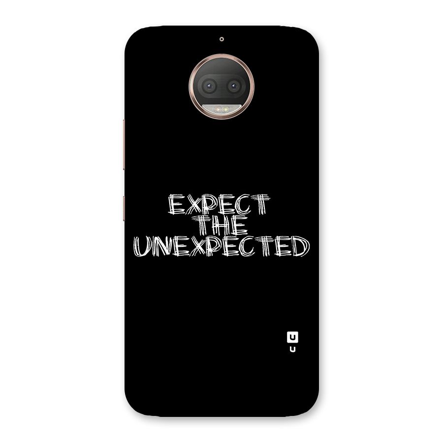 Expect The Unexpected Back Case for Moto G5s Plus