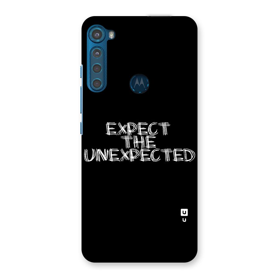 Expect The Unexpected Back Case for Motorola One Fusion Plus