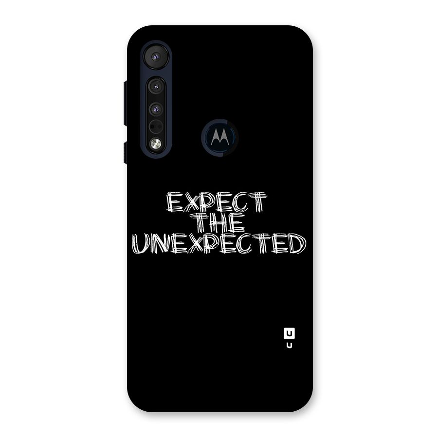 Expect The Unexpected Back Case for Motorola One Macro
