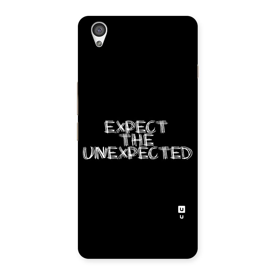 Expect The Unexpected Back Case for OnePlus X