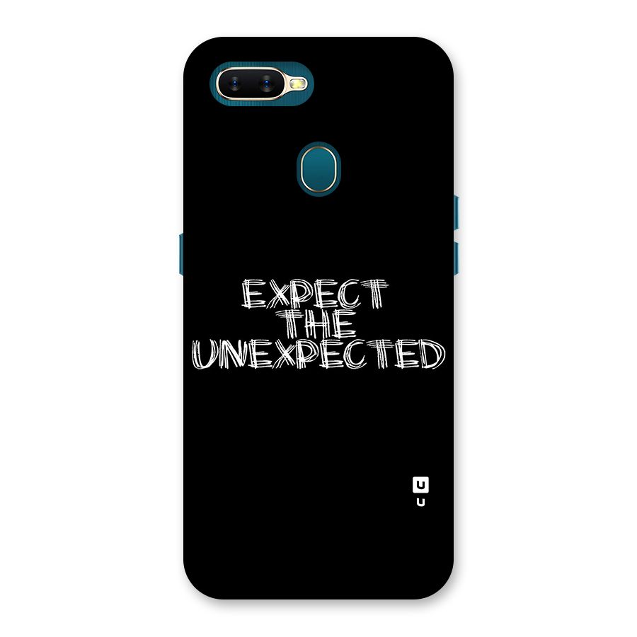 Expect The Unexpected Back Case for Oppo A12s