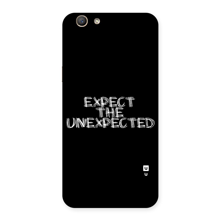 Expect The Unexpected Back Case for Oppo A59