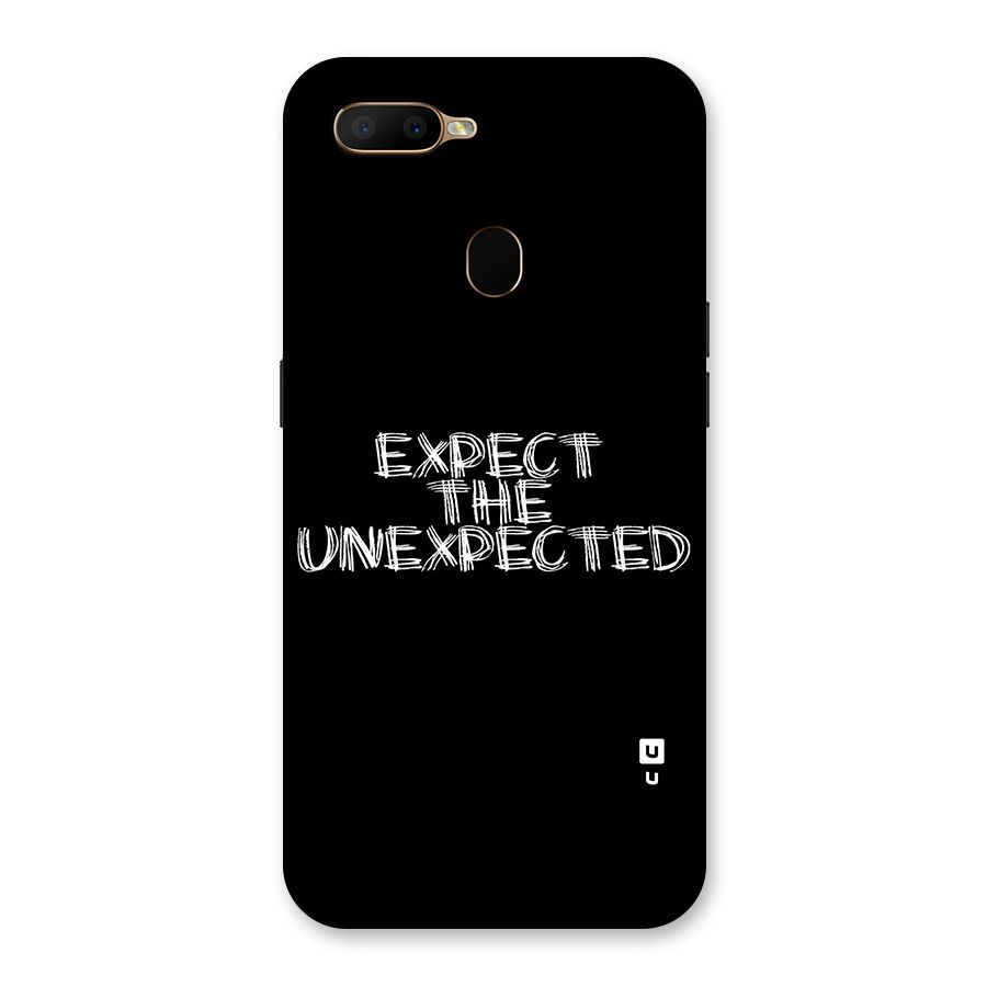 Expect The Unexpected Back Case for Oppo A5s