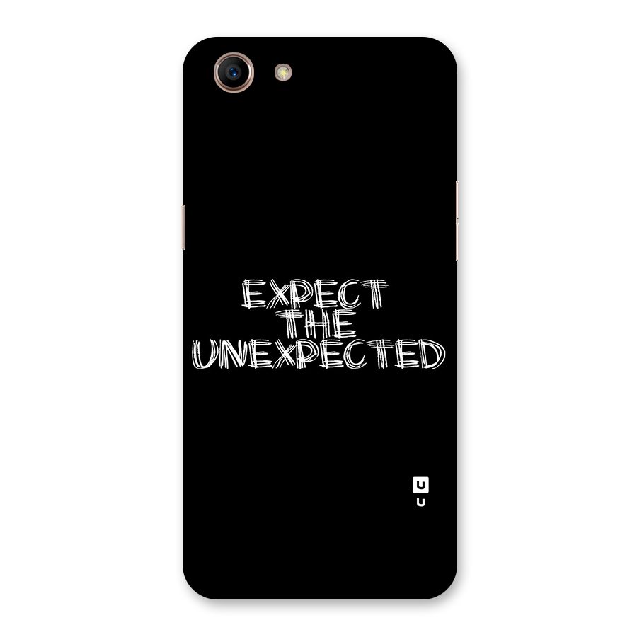 Expect The Unexpected Back Case for Oppo A83 (2018)