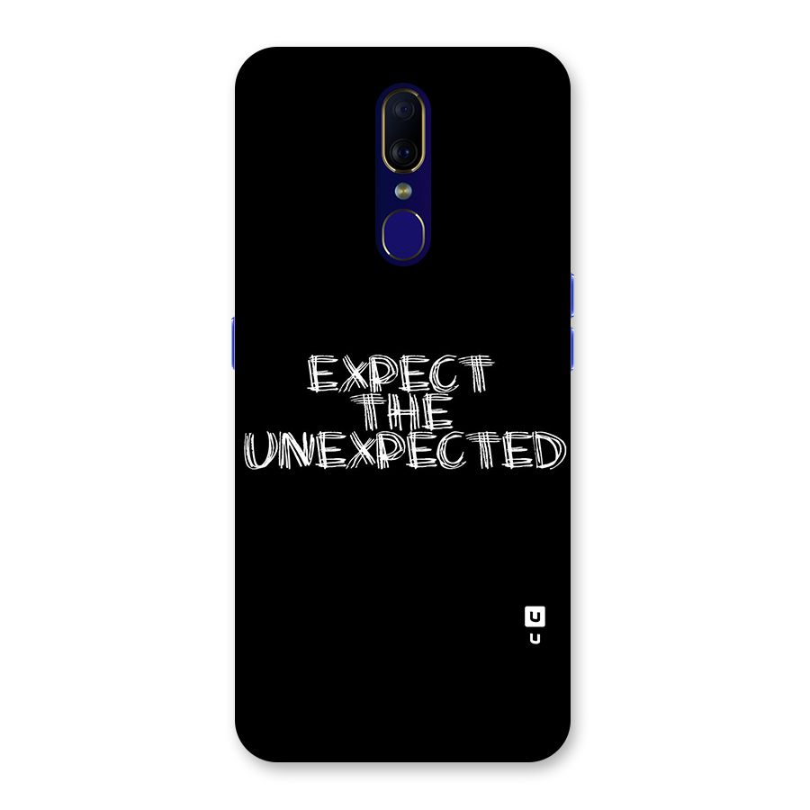 Expect The Unexpected Back Case for Oppo A9