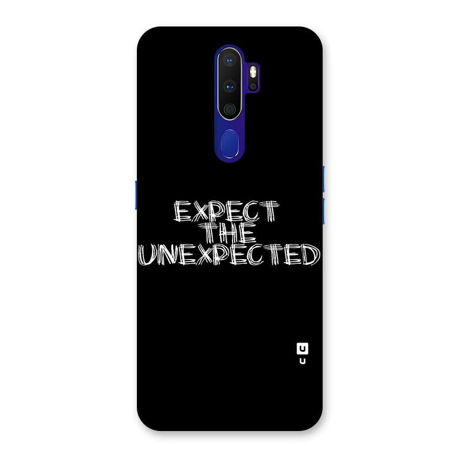 Expect The Unexpected Back Case for Oppo A9 (2020)