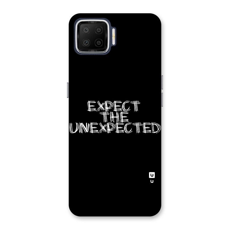 Expect The Unexpected Back Case for Oppo F17