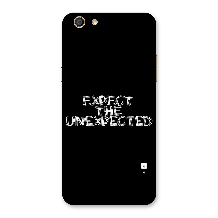 Expect The Unexpected Back Case for Oppo F3