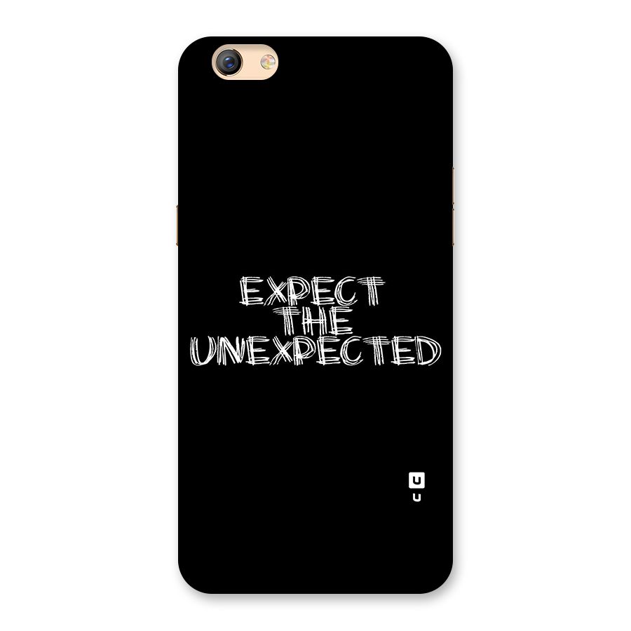 Expect The Unexpected Back Case for Oppo F3 Plus