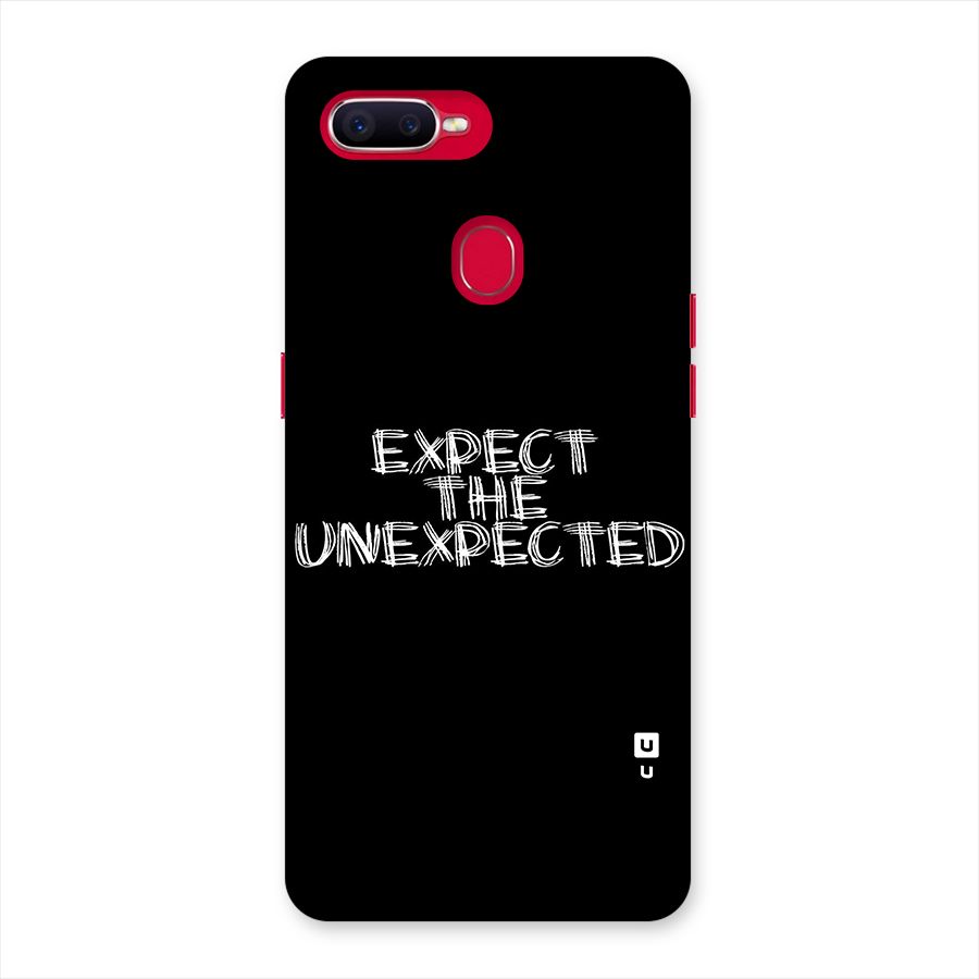 Expect The Unexpected Back Case for Oppo F9 Pro